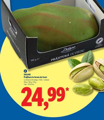 DELUXE Prăjitură în formă de fruct
