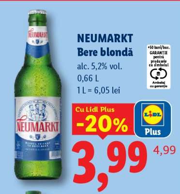 NEUMARKT Bere blondă