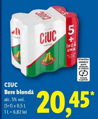 CIUC Bere blondă