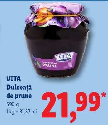 VITA Dulceață de prune