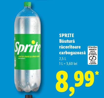 Sprite Băutură răcoritoare carbogazoasă