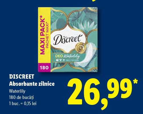 DISCREET Absorbante zilnice