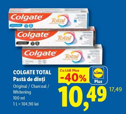 COLGATE TOTAL Pastă de dinți