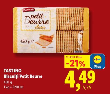 TASTINO Biscuiți Petit Beurre
