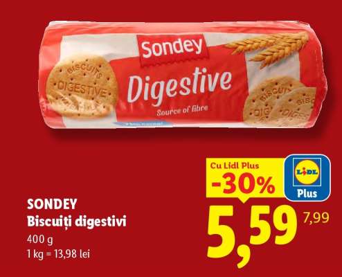 Sondey Biscuiți digestivi