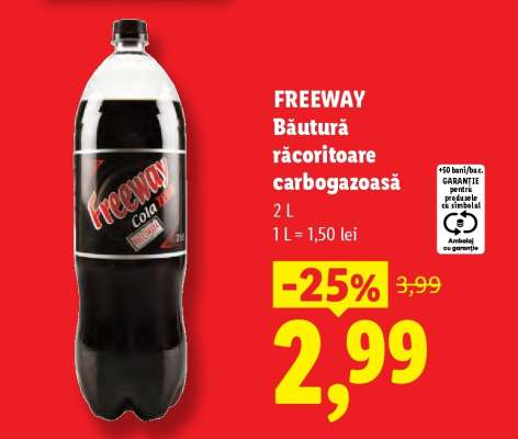 FREEWAY Băutură răcoritoare carbogazoasă