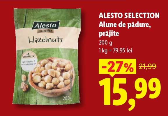 ALESTO SELECTION Alune de pădure, prăjite