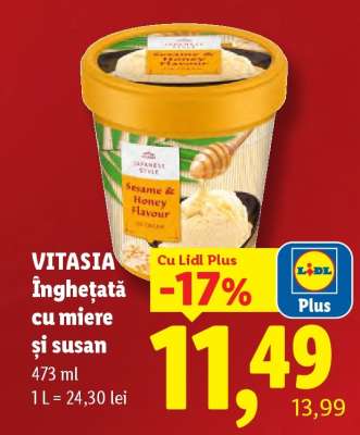 VITASIA Înghețată cu miere și susan