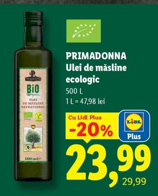 Primadonna Ulei de măsline, ecologic