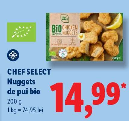 CHEF SELECT Nuggets de pui bio