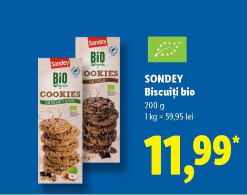 Sondey Biscuiți bio