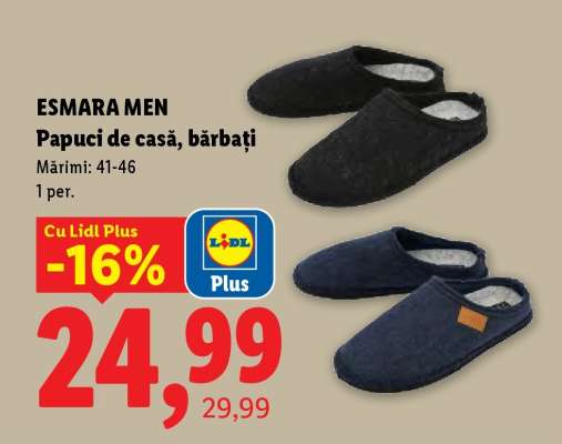 ESMARA MEN Papuci de casă, bărbați