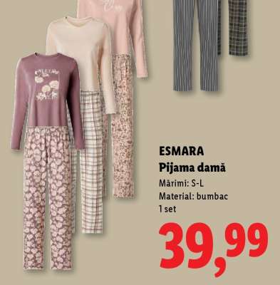 Esmara Pijama damă