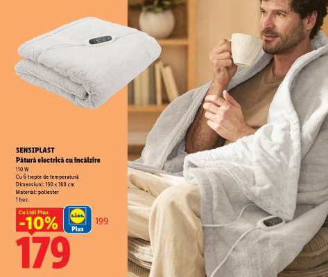 Sensiplast Pătură electrică cu încălzire