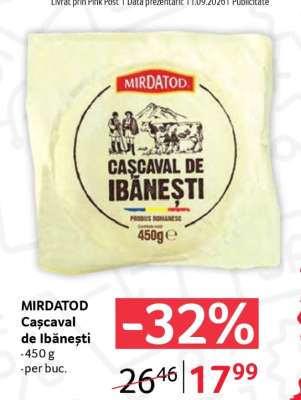 MIRDATOD Cașcaval de Ibănești