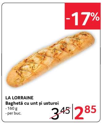 LA LORRAINE Baghetă cu unt și usturoi