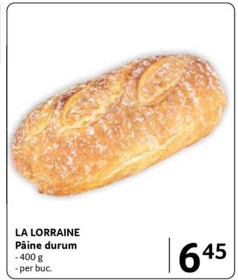 LA LORRAINE Pâine durum