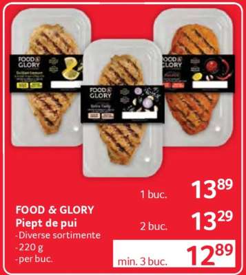 FOOD & GLORY Piept de pui