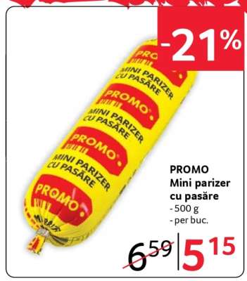 PROMO Mini parizer cu pasăre