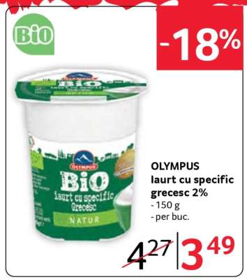 OLYMPUS iaurt cu specific grecesc 2%