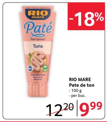 RIO MARE PATE DE TON