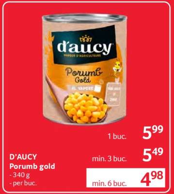 D'AUCY Porumb gold