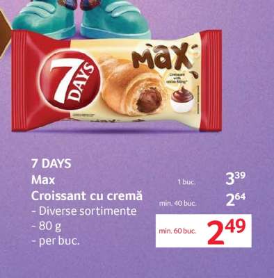 7 DAYS Max Croissant cu cremă
