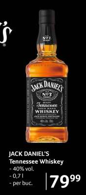 JACK DANIEL'S Tennessee whiskey
