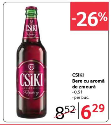 CSIKI Bere cu aromă de zmeură