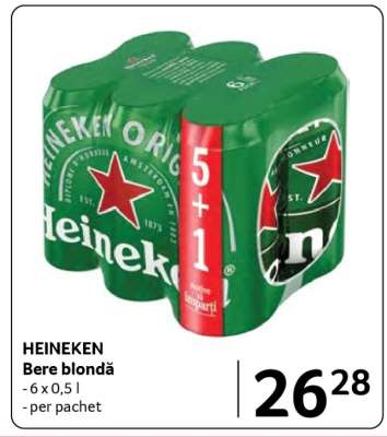 HEINEKEN Bere blondă
