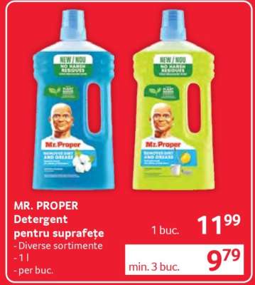 MR. PROPER Detergent pentru suprafețe
