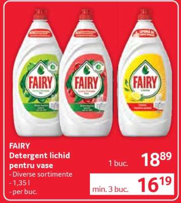 FAIRY Detergent lichid pentru vase
