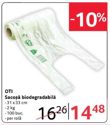 OTI Sacoșă biodegradabilă