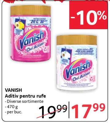 VANISH Aditiv pentru rufe