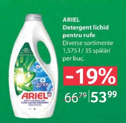 ARIEL Detergent lichid pentru rufe