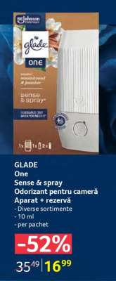 GLADE One Sense & spray