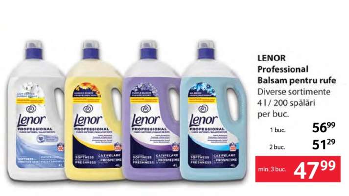 LENOR Professional Balsam pentru rufe