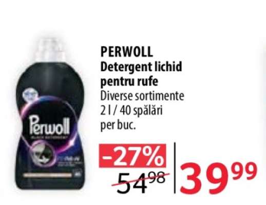 PERWOLL Detergent lichid pentru rufe