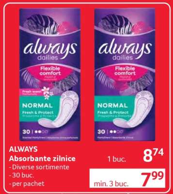 ALWAYS Absorbante zilnice