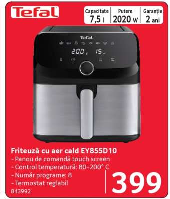 Friteuză cu aer cald EY855D10