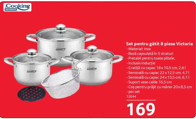 Set pentru gătit 8 piese Victoria