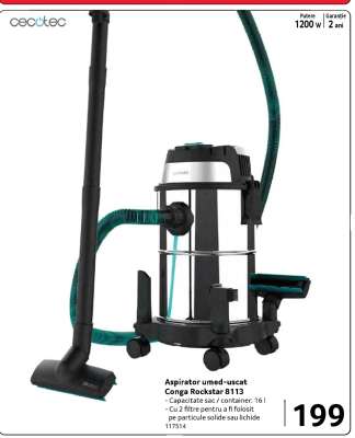 Aspirator umed-uscat Conga Rockstar 8113