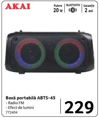 Boxă portabilă ABTS-45