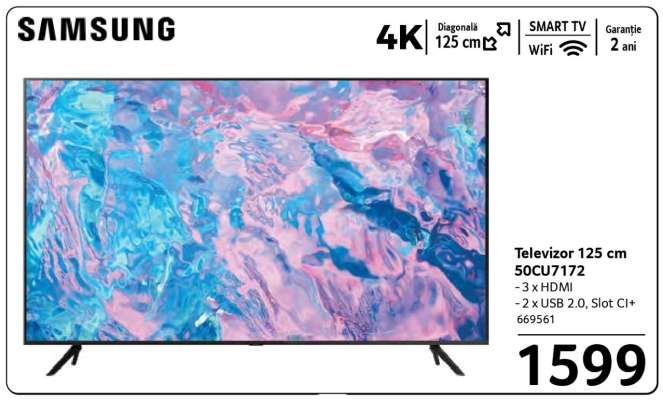 Televizor 125 cm 50CU7172