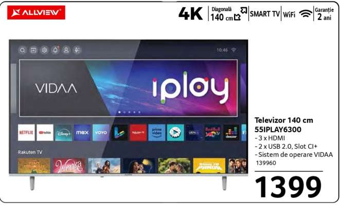 Televizor 140 cm 55iPLAY6300