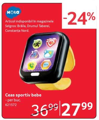 Ceas sportiv bebe
