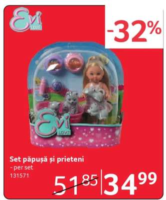 Set păpușă și prieteni