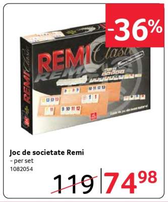 Joc de societate - Remi