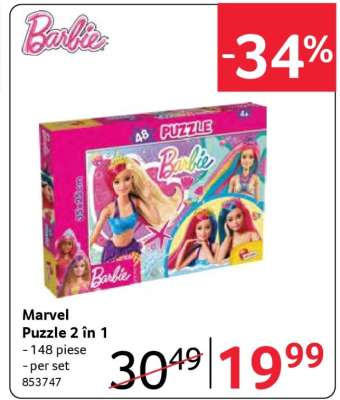 MARVEL Puzzle 2 în 1