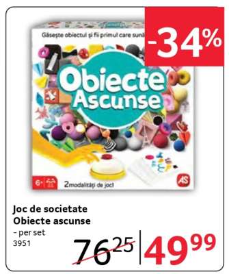 Joc de societate obiecte ascunse